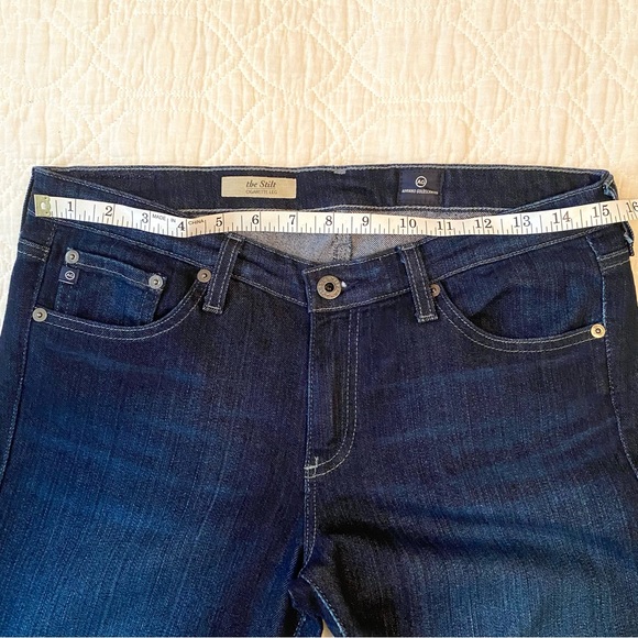 AG The Stilt Cigarette Leg Dark Wash Vintage Tailored Style Women’s Size 30R - Picture 9 of 14